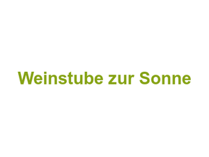 Weinstube zur Sonne Logo