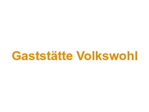 Gaststätte Volkswohl Logo