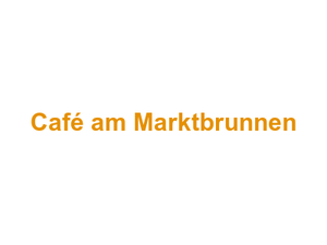 Café am Marktbrunnen Logo