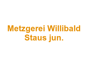 Metzgerei Willibald Staus jun. Logo