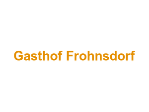Gasthof Frohnsdorf Logo