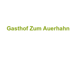 Gasthof Zum Auerhahn Logo