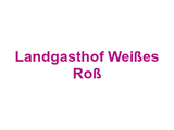 Landgasthof Weißes Roß Logo