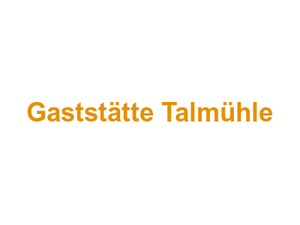 Gaststätte Talmühle Logo