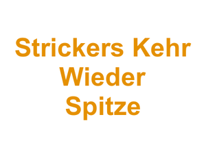 Stricker's Kehr Wieder Spitze Logo