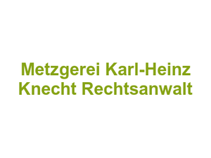 Metzgerei Karl-Heinz Knecht Rechtsanwalt Logo