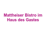 Mattheiser Bistro im Haus des Gastes Logo