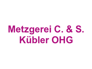 Metzgerei C. & S. Kübler OHG Logo