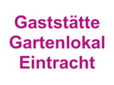 Gaststätte Gartenlokal Eintracht Logo