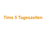 Tim's 5 Tageszeiten Logo