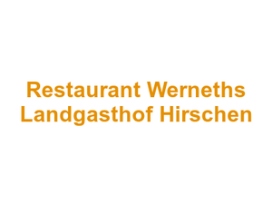 Restaurant Werneths Landgasthof Hirschen Logo