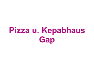 Pizza u. Kepabhaus Gap Logo