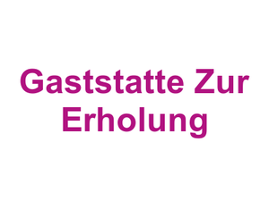 Gaststatte Zur Erholung Logo