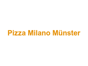 Pizza Milano Münster Logo