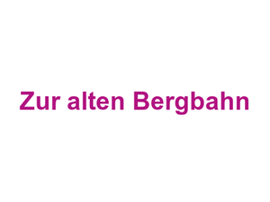 Zur alten Bergbahn Logo