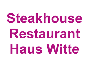 Steakhouse Restaurant Haus Witte Logo