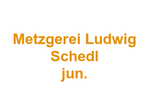 Metzgerei Ludwig Schedl jun. Logo