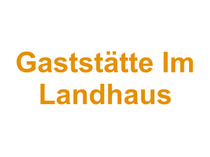 Gaststätte "Im Landhaus" Logo