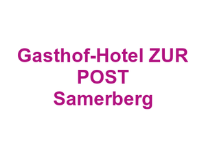 Gasthof-Hotel ZUR POST Samerberg Logo