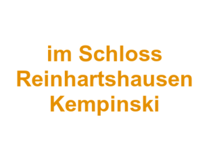 Prinzess von Erbach im Schloss Reinhartshausen Kempinski Logo