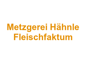 Metzgerei Hähnle Fleischfaktum Logo