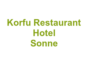 Korfu Restaurant Hotel Sonne Logo