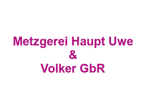Metzgerei Haupt Uwe & Volker GbR Logo