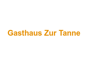 Gasthaus Zur Tanne Logo