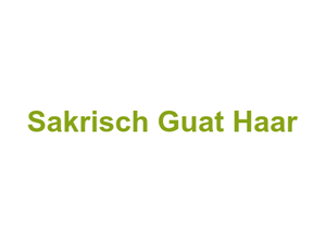 Sakrisch Guat Haar Logo