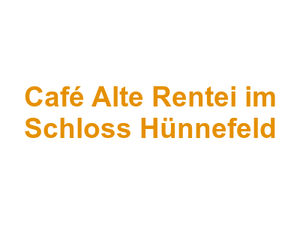Café Alte Rentei im Schloss Hünnefeld Logo