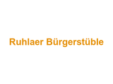 Ruhlaer Bürgerstüble Logo