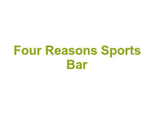 Four Reasons Sports Bar Logo