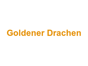 Goldener Drachen Logo
