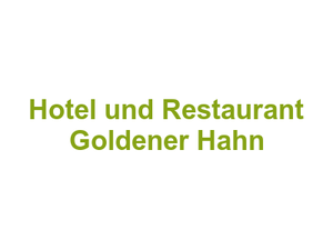 Hotel und Restaurant Goldener Hahn Logo