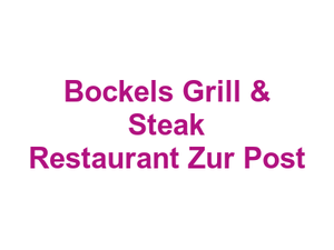 Bockels Grill & Steak Restaurant Zur Post Logo