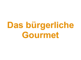 Das bürgerliche Gourmet Logo