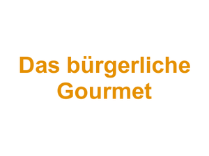 Das bürgerliche Gourmet Logo