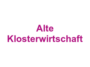 Alte Klosterwirtschaft Logo
