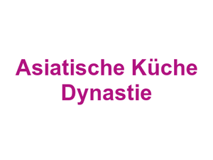 Asiatische Küche Dynastie Logo