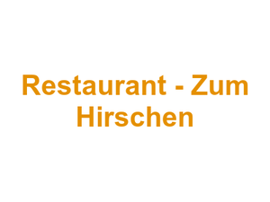 Restaurant - Zum Hirschen Logo