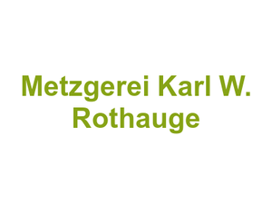 Metzgerei Karl W. Rothauge Logo