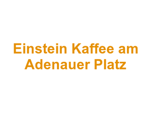 Einstein Kaffee am Adenauer Platz Logo