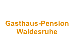 Gasthaus-Pension Waldesruhe Logo