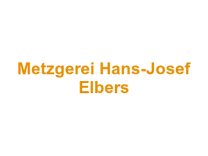 Metzgerei Hans-Josef Elbers Logo