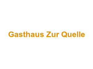 Gasthaus Zur Quelle Logo