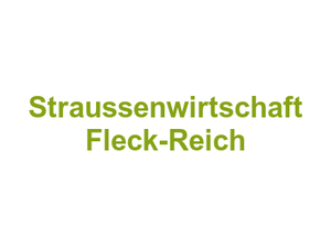 Straussenwirtschaft Fleck-Reich Logo