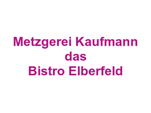 Metzgerei Kaufmann das Bistro Elberfeld Logo