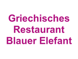 Griechisches Restaurant Blauer Elefant Logo