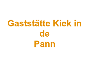 Gaststätte Kiek in de Pann Logo