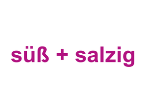 süß + salzig Logo